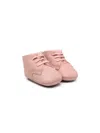 Pèpè Baby Leather Booties In Pink