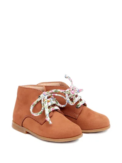 Pèpè Babies' 经典皮靴 In Brown