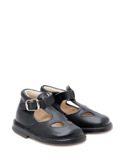 Pèpè Babies' 皮质系带鞋 In Blue