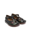 Pèpè Lucy Leather Sandals In 黑色