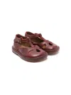 Pèpè Lucy Leather Sandals In 红色