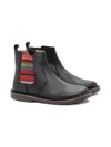 Pèpè Madison Elastic-panel Leather Boots In Black