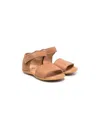 Pèpè Open-toe Leather Sandals In Brown
