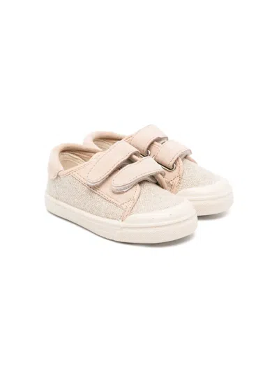 Pèpè Kids' Panelled-design Sneakers In Neutrals