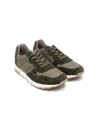 Pèpè Panelled Low-top Sneakers In Green