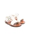 Pèpè Simone Leather Sandals In White