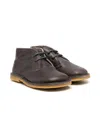 Pèpè Square Toe Ankle Boots In Brown