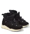 Pèpè Suede Ankle Boots In Black
