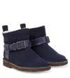 Pèpè Suede Boots In Blue