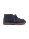 Pèpè Suede Lace-up Shoes In Blue