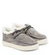 Pèpè Suede Sneakers In Grey
