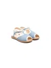Pèpè T-bar Buckle Sandals In Blue