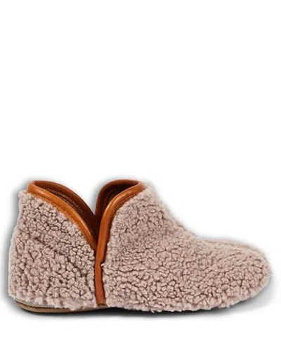 Pèpè Babies'  Toddler Girl House Slipper Lilac Size 10c Textile Fibers In Brown