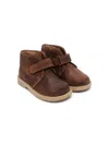 Pèpè Touch-strap Boots In Brown