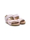 Pèpè Touch-strap Leather Sandals In Purple