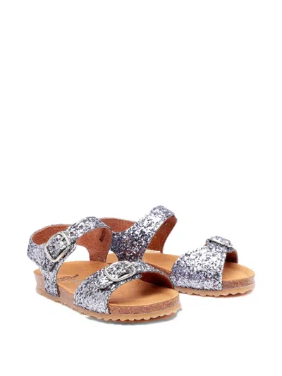 Pèpè Babies' Two Con Me Sandals In Silver
