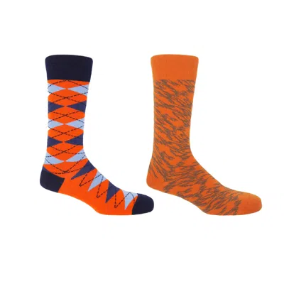 Peper Harow - Made In England Argyle And Pandemonium Men's Bundle - Orange In Multi