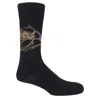 Peper Harow - Made In England Black Alice's Adventures In Wonderland Men's Socks - Cheshire Cat