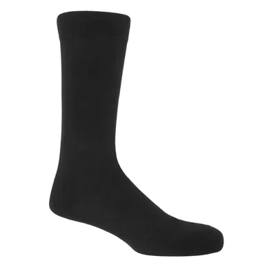 Peper Harow - Made In England Black Charcoal Classic Men's Socks