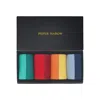 Peper Harow - Made In England Block Stripe Men Socks Gift Box