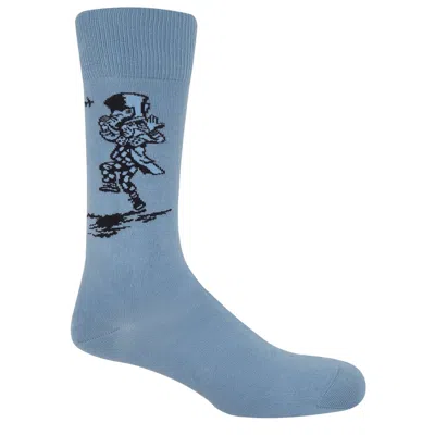 Peper Harow - Made In England Blue Alice's Adventures In Wonderland Men's Socks - Mad Hatter