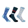 Peper Harow - Made In England Blue Women's Organic Socks Bundle – Navy