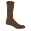 Peper Harow - Made In England Brown Chocolate Men's Classic Socks In Brown