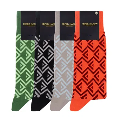 Peper Harow - Made In England Camden Men's Socks Bundle In Black