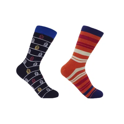 Peper Harow - Made In England Christmas Tree Black & Elizabeth Ginger Women's Socks Bundle