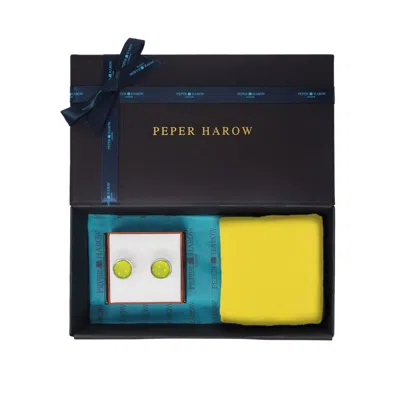 Peper Harow - Made In England Classic Sunshine Men's Cufflink Gift Box In Multi