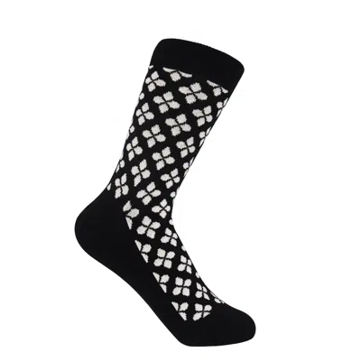 Peper Harow - Made In England Clover Women's Socks – Black