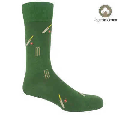 Peper Harow - Made In England Cricket Men's Socks – Green