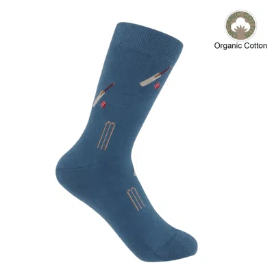 Peper Harow - Made In England Cricket Women's Socks – Blue