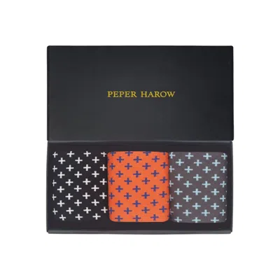 Peper Harow - Made In England Crosslet Men's Gift Box In Gray