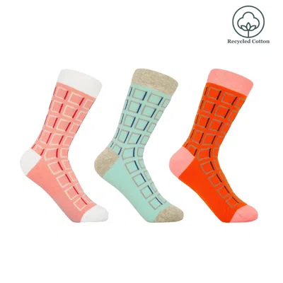 Peper Harow - Made In England Cube Recycled Women's Socks – Bundle
