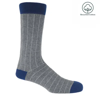 Peper Harow - Made In England Dash Men's Socks - Grey In Gray