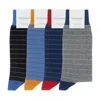 Peper Harow - Made In England Dash Men's Socks Bundle - Black, Blue, Navy & Grey In Black/blue/gray