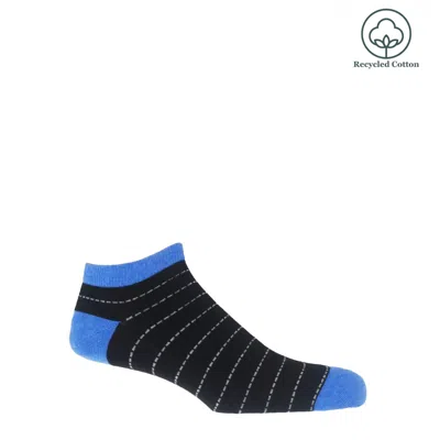 Peper Harow - Made In England Dash Men's Trainer Socks – Black