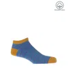 Peper Harow - Made In England Dash Men's Trainer Socks – Blue
