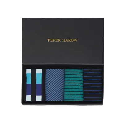 Peper Harow - Made In England Dashing Men's Gift Box In Black/blue/green