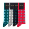 Peper Harow - Made In England Eton Men's Socks Bundle In Red