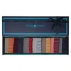 Peper Harow - Made In England Father's Day Trainer Men Socks Gift Box – Oxford Stripe