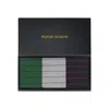 Peper Harow - Made In England Father's Day Trainer Men Socks Gift Box – Pin Stripe