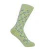 Peper Harow - Made In England Green Cambridge Women's Socks – Lime In Green