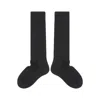 Peper Harow - Made In England Grey Women's Wool Boot Socks - Charcoal In Gray