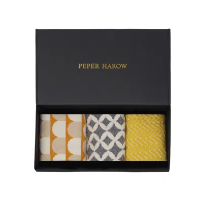 Peper Harow - Made In England Honey Ladies Gift Box In Beige/gray/orange/yellow