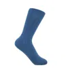 Peper Harow - Made In England Indulgent Cashmere Women's Socks - Blue In Blue