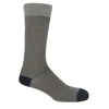 Peper Harow - Made In England Lux Taylor Men's Socks – Grey In Gray