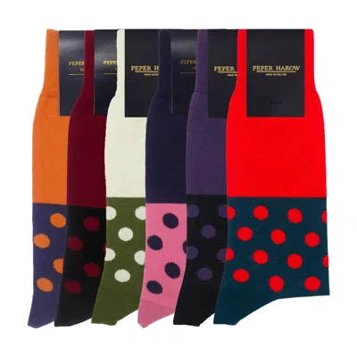 Peper Harow - Made In England Mayfair Men's Socks Bundle In Multi