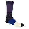 Peper Harow - Made In England Mayfair Men's Socks – Purple In Multi